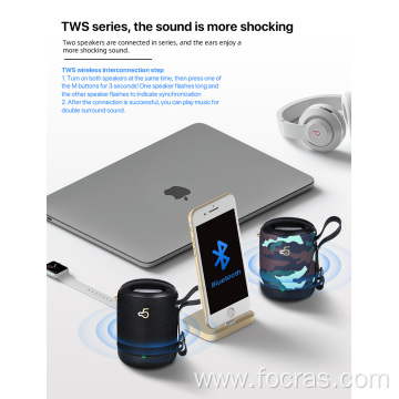 TWS Pairing Portable Waterproof Wireless Speaker